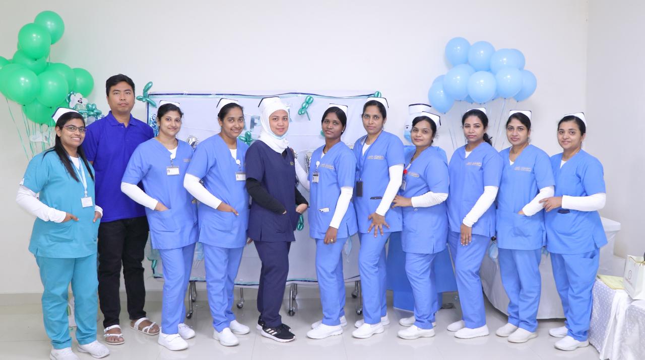مستشفى عجمان التخصصي العام يحتفل باليوم العالمي للتمريض 