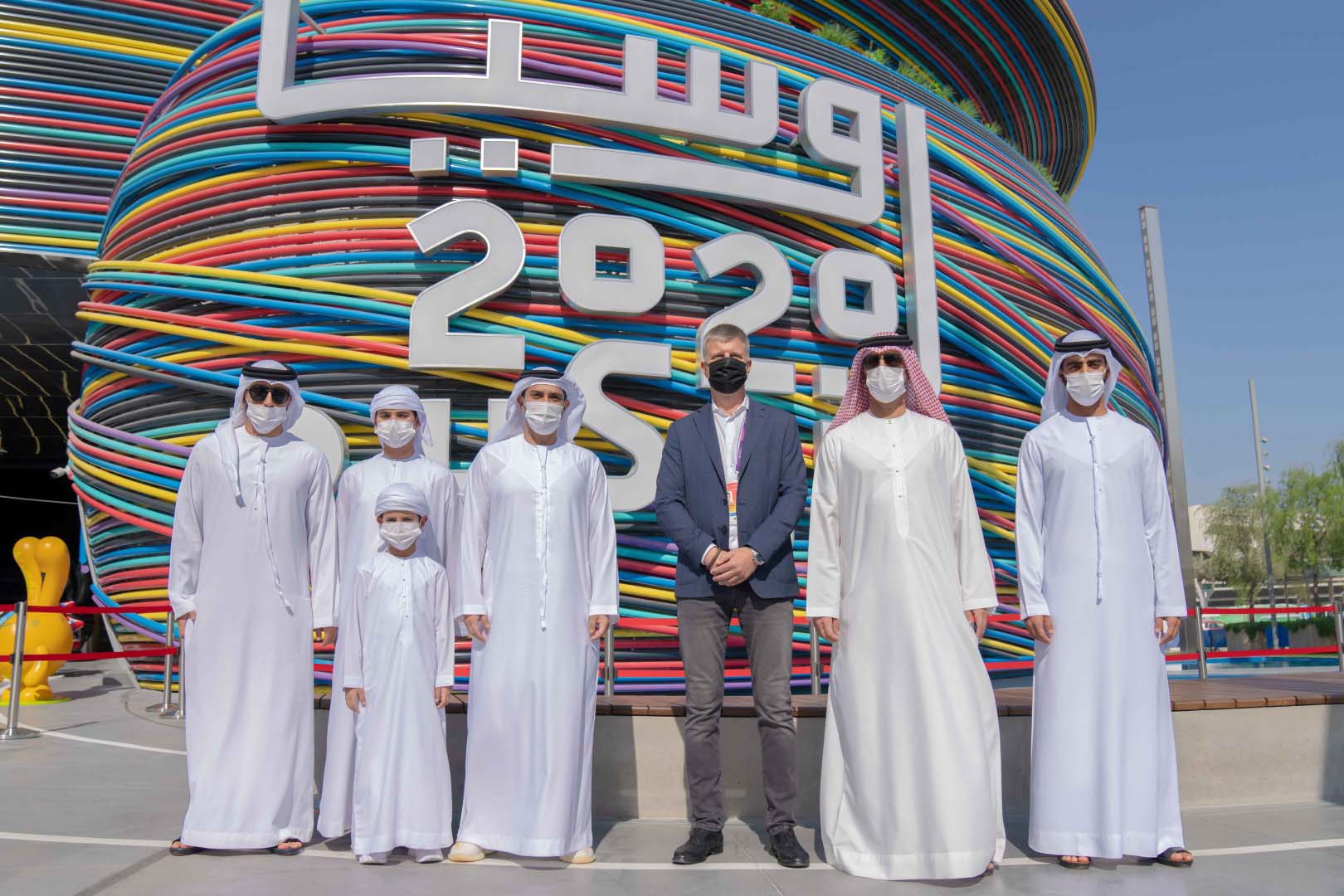 عمار النعيمي يتفقد جناحي روسيا و التنقل في إكسبو 2020 دبي