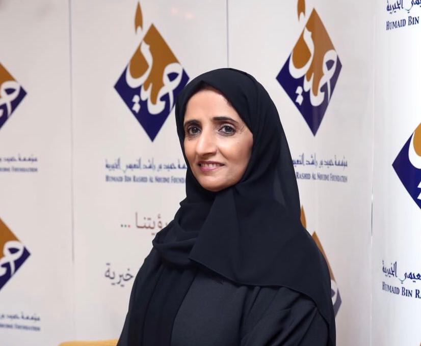 عزة النعيمي تهنىء هند بنت مكتوم بفوزها بجائزة المرأة العربية في العمل الإنساني للعام 2020 