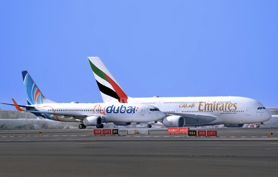 ارتداء الكمامات اختيارياً على طيران الإمارات و فلاي دبي
