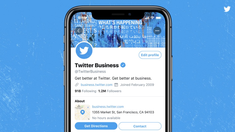 تويتر تختبر إضافة قسم معلومات خاص لحسابات أصحاب الأعمال والشركات