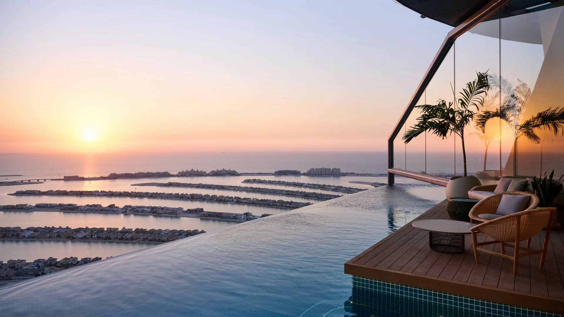دبي تفتتح "أعلى مسبح لامتناهي بزاوية 360 درجة" في العالم.. وصف بأنّه "جزيرة في السماء"