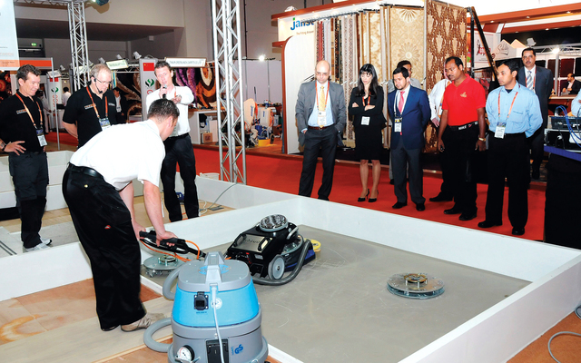 "دوموتكس" يستعرض ابتكارات السجاد والأرضيات بمركز دبي التجاري في 23 أبريل