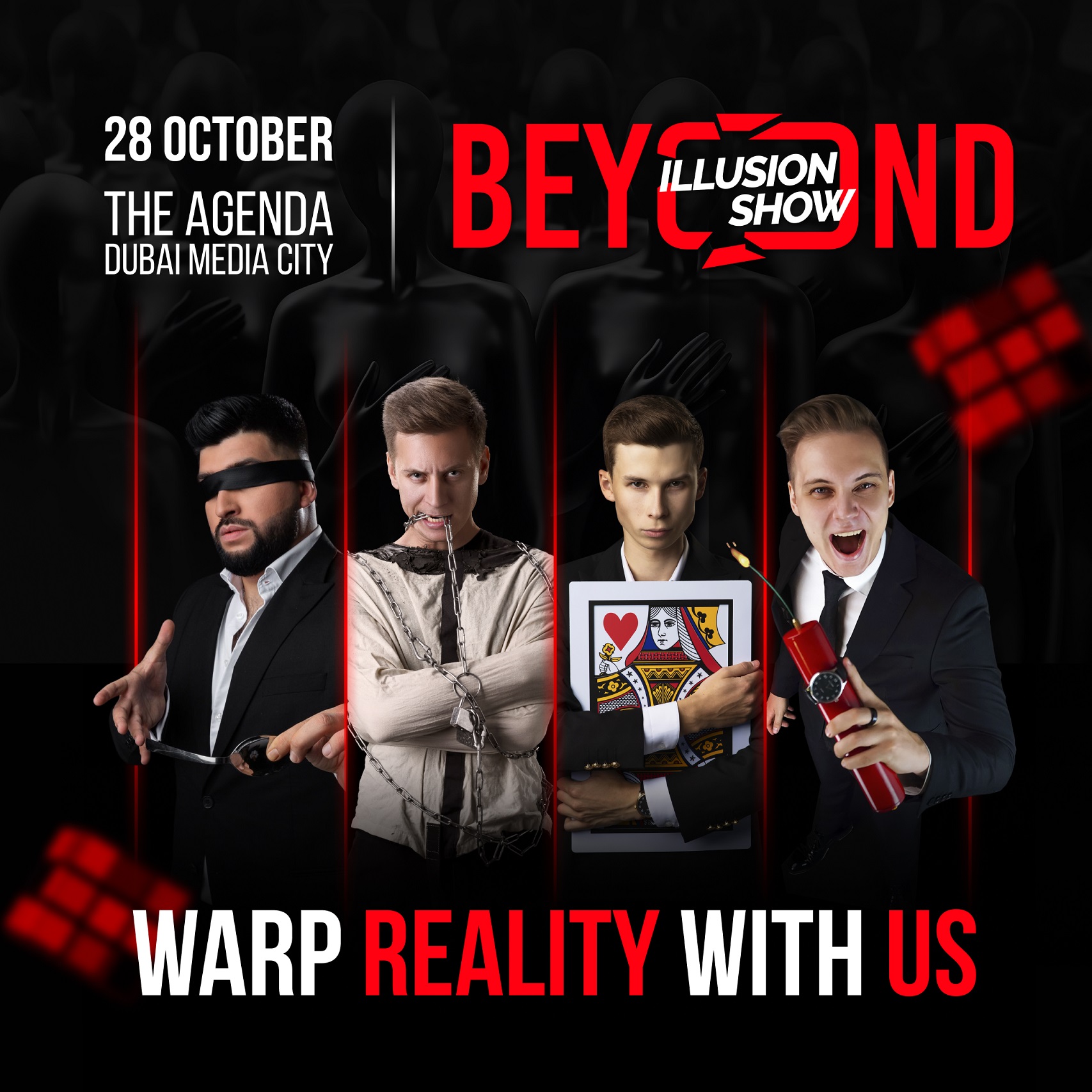 دبي تستضيف عرض " بيوند Beyond " العالمي لألعاب الخفة في 28 أكتوبر الجاري 