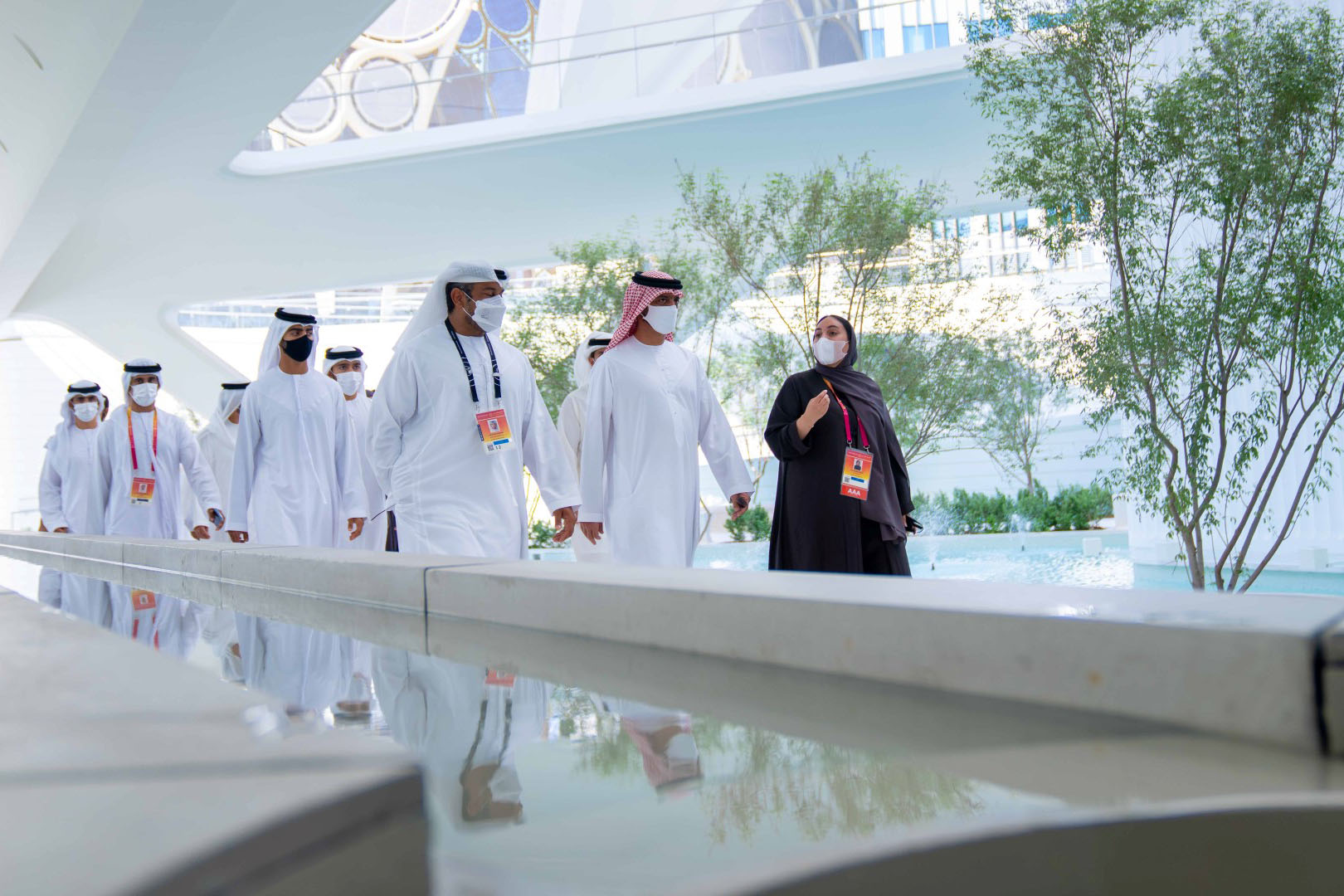 عمار النعيمي يزور جناحي الإمارات والسعودية في "إكسبو 2020"