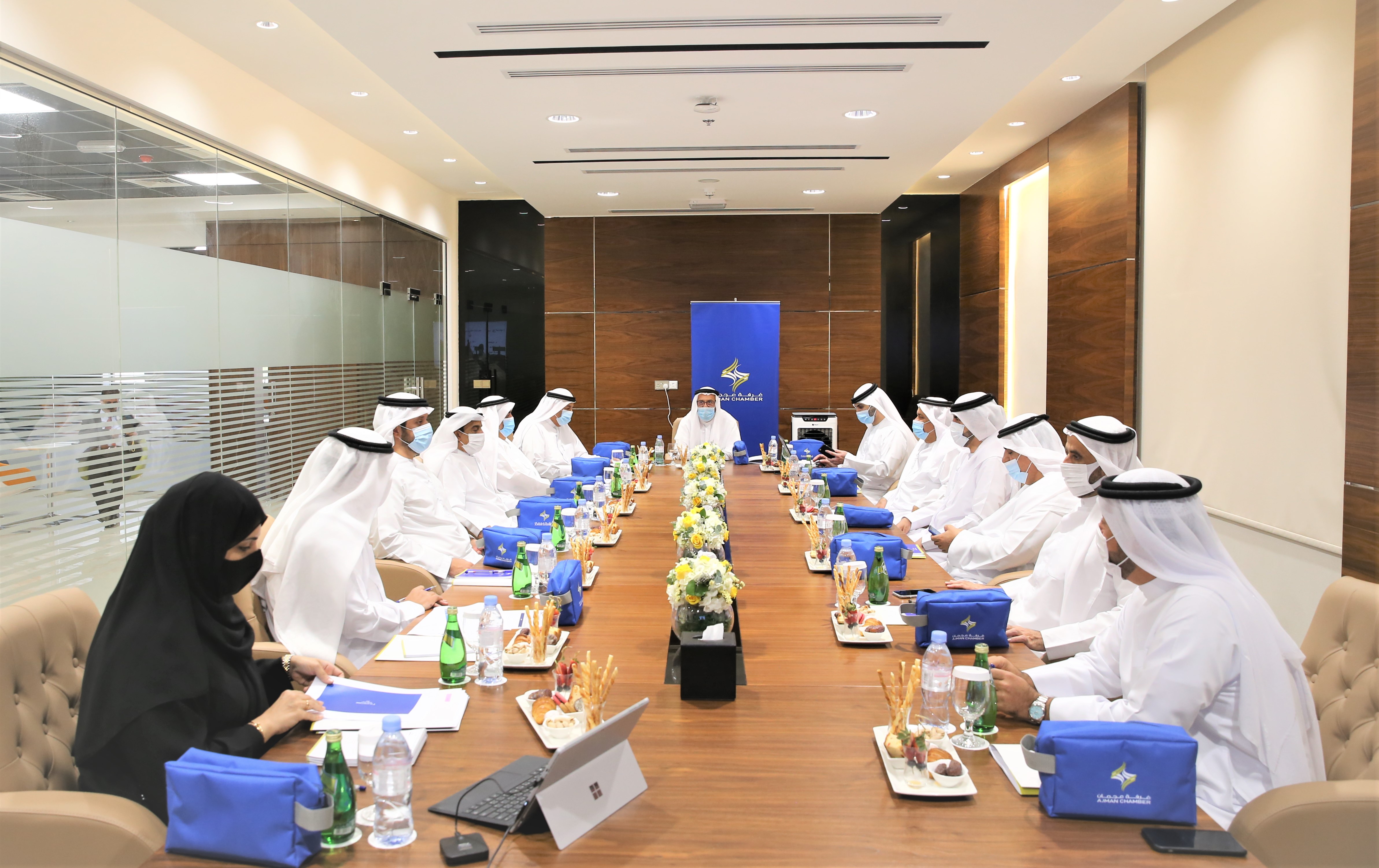 مجلس إدارة غرفة عجمان يعقد إجتماعه الثالث للعام 2020