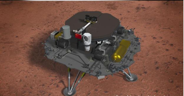 مركبة فضاء صينية تهبط على كوكب المريخ