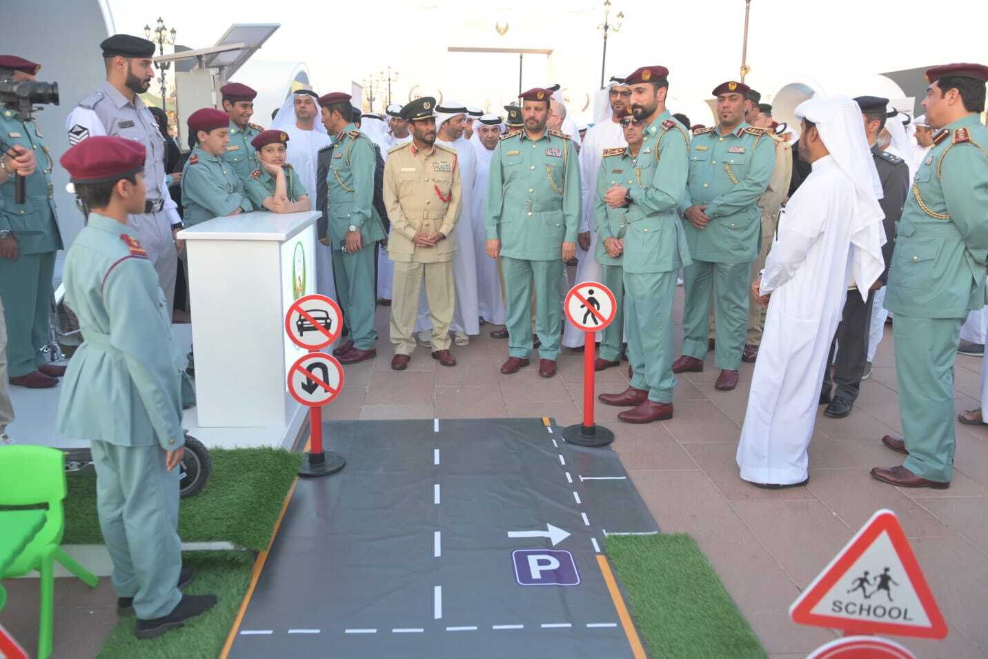 وزارة الداخلية تحتفل ببدء فعاليات أسبوع المرور الخليجي الموحد في القرية العالمية