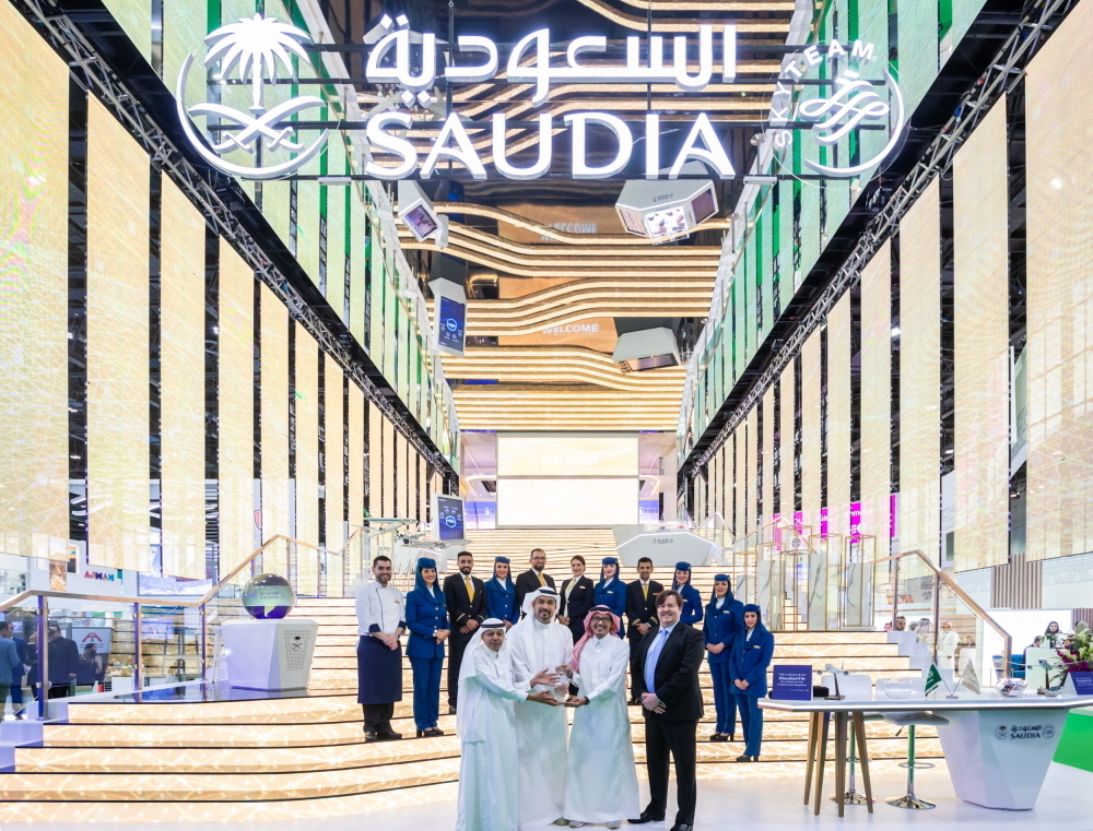 الخطوط السعودية تفوز بجائزتي أفضل تصميم جناح وأفضل جناح بتصويت الجمهور في معرض سوق السفر العربي 2022