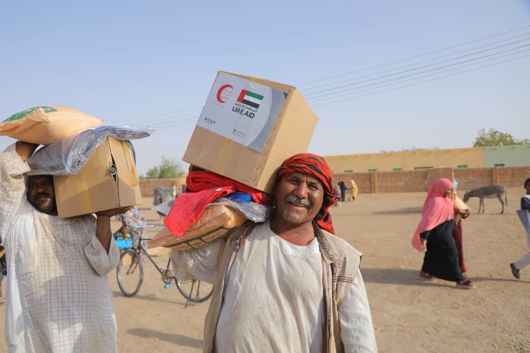 المساعدات الإغاثية الإماراتية تصل إلى قرى ولاية "الشمالية" السودانية