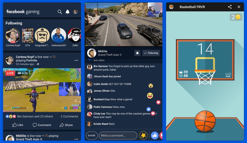 فيس بوك ستطلق تطبيق مستقل خاص بالبث المباشر لألعاب الموبايل