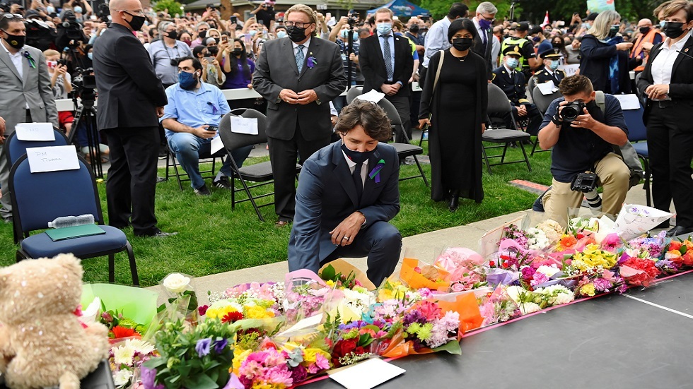 الرئيس الكندي يشارك في وقفة احتجاجية عقب مقتل العائلة المسلمة