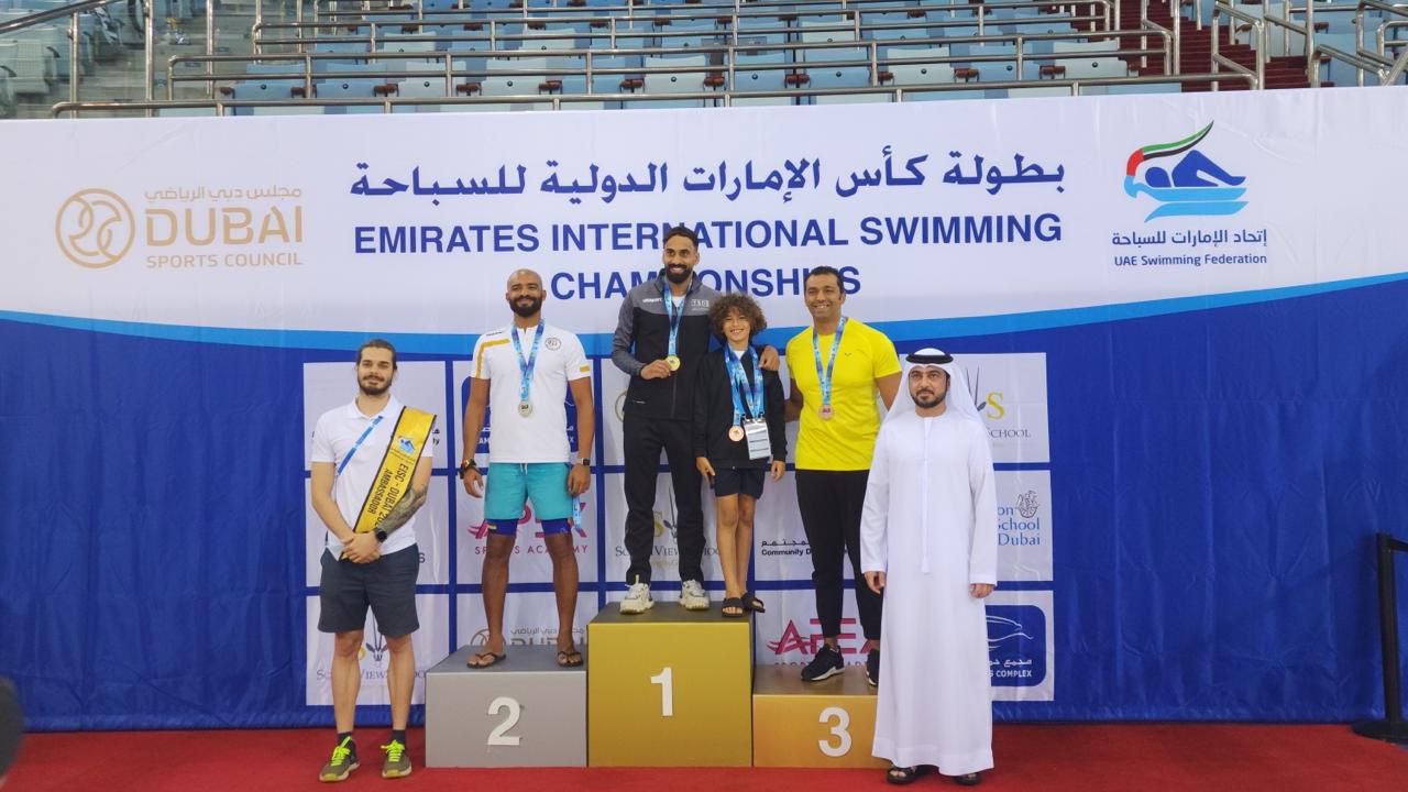 نجاح لافت للاعبي نادي مليحة في بطولة كأس الإمارات الدولية للسباحة بحصد 8 ميداليات ملونة