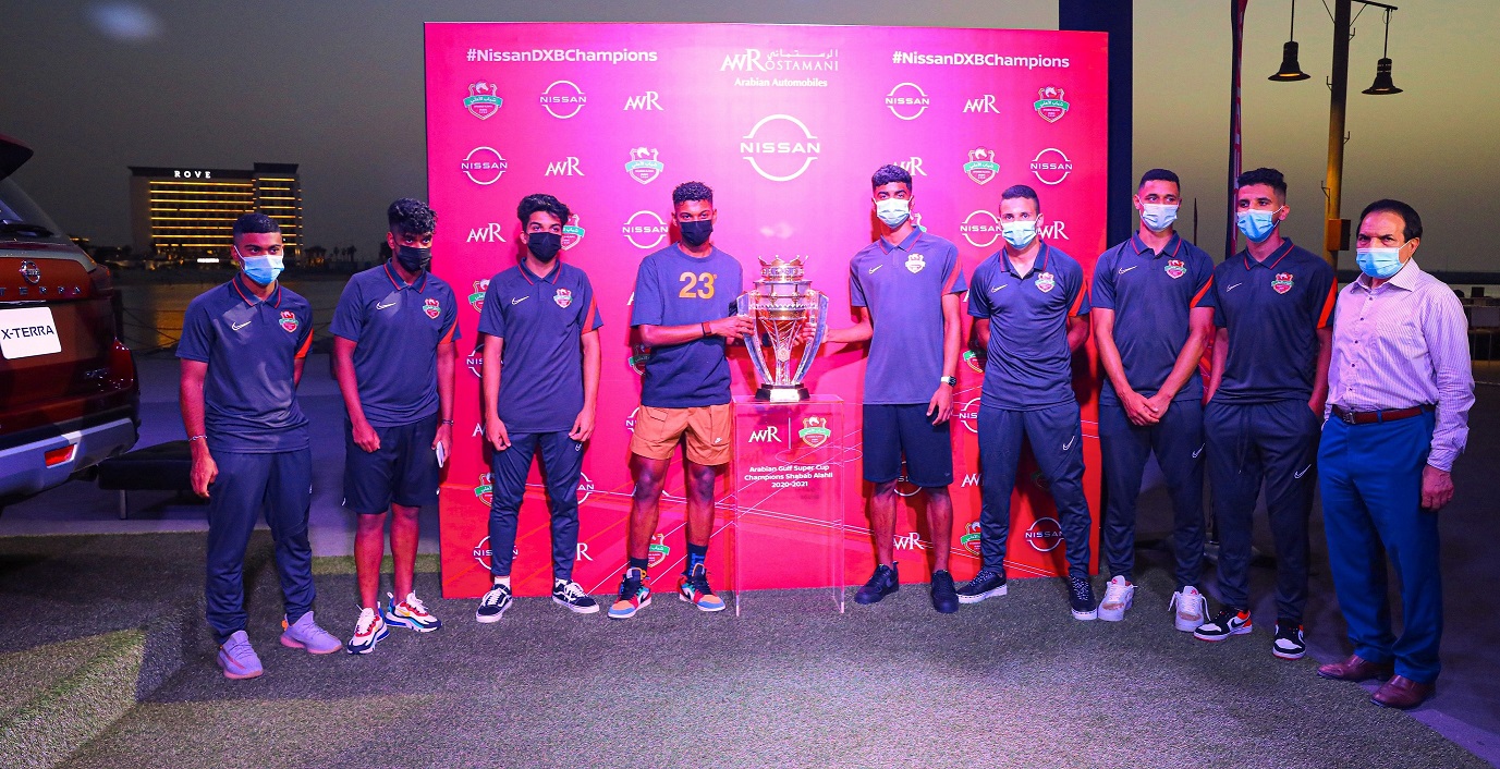Nissan DXB hosts Arabian Gulf Super Cup Champions Shabab Alahli Club at Teqball tournament