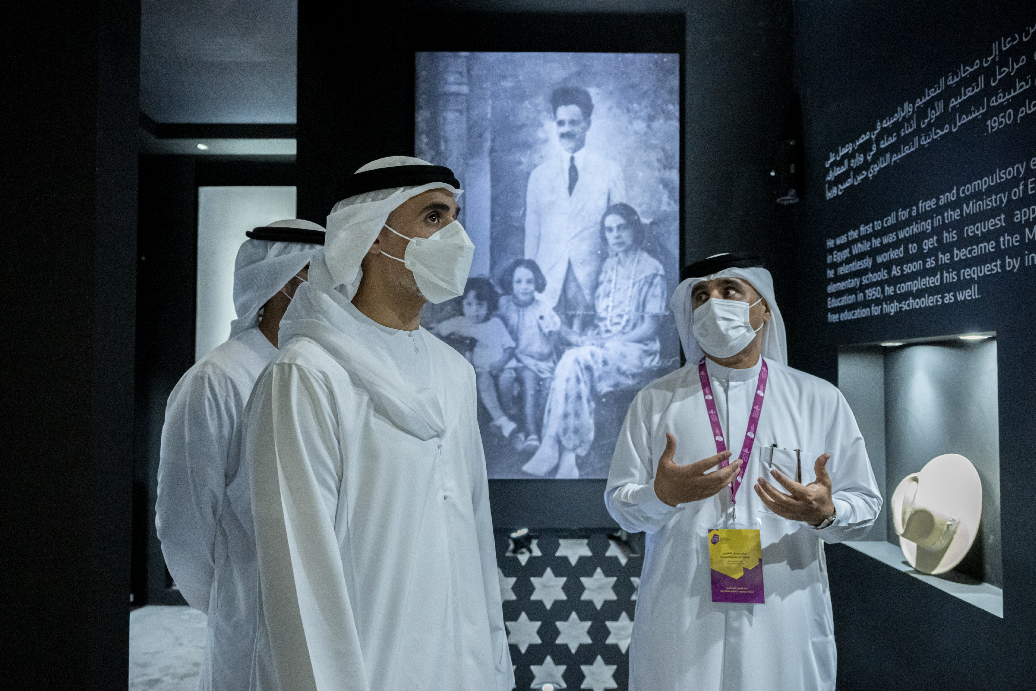 خالد بن محمد بن زايد يزور معرض أبوظبي الدولي للكتاب في دورته الـ 31