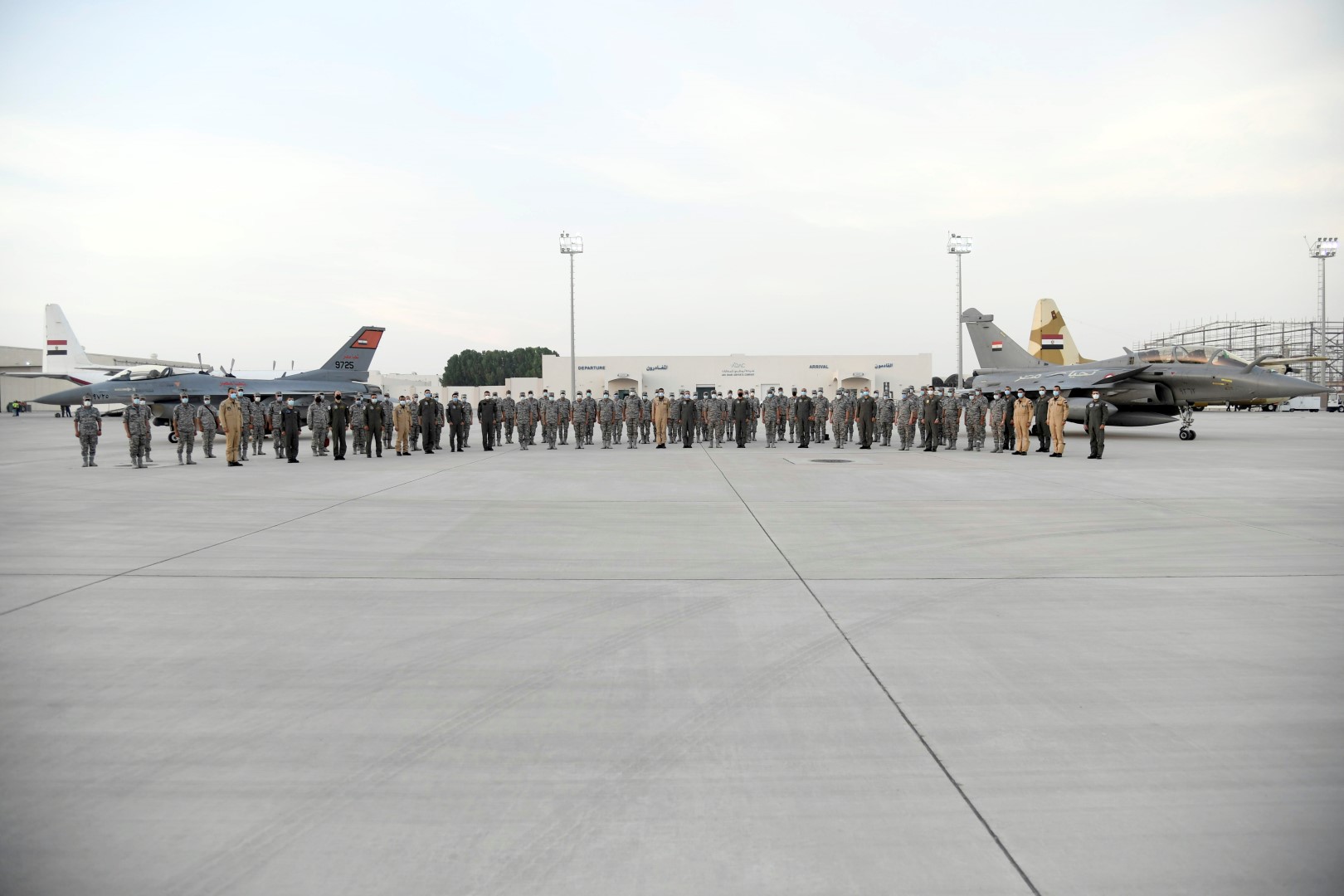 وصول القوات الجوية المصرية للمشاركة في تمرين 