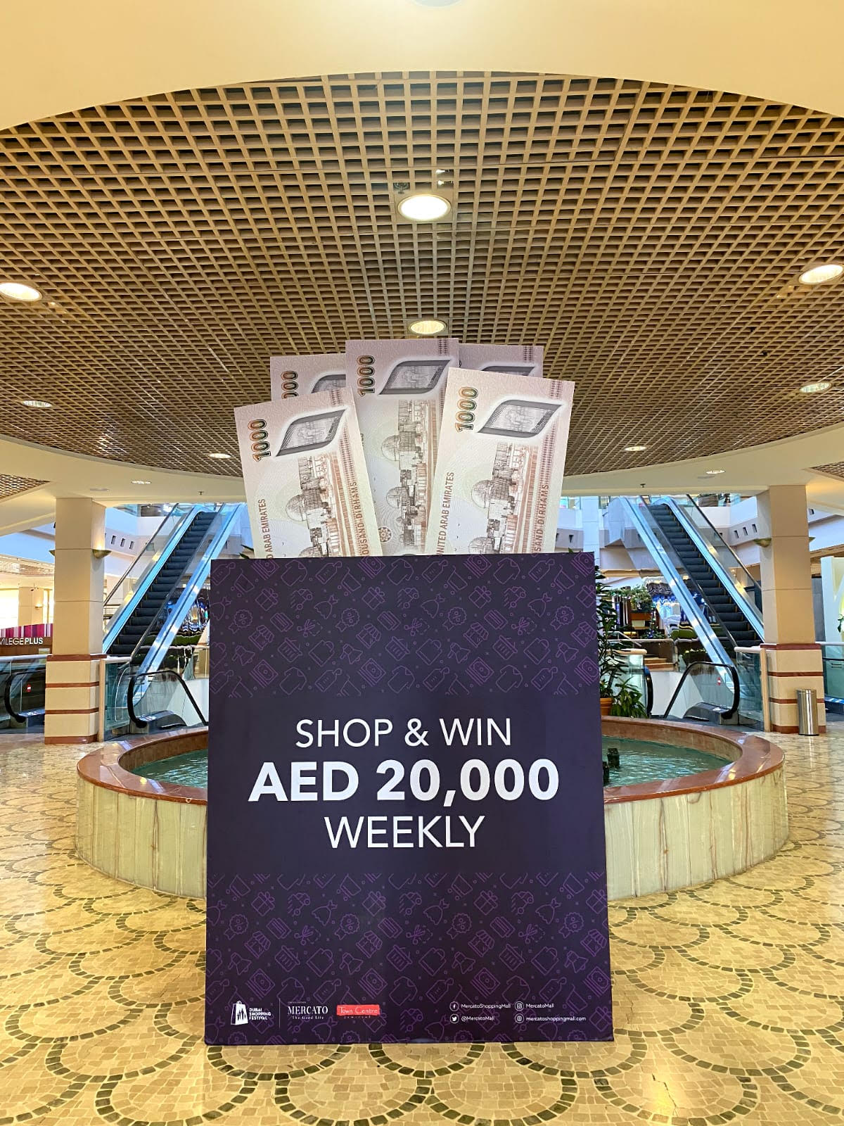 تسوق واربح جوائز نقدية أسبوعية بقيمة20000 درهم في تاون سنتر جميرا خلال مهرجان دبي للتسوق 