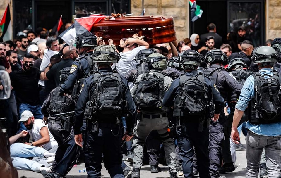 الإتحاد الأوربي يدين و بشدة إعتداء القوات الإسرائيلية على موكب تشييع شيرين أبو عاقلة
