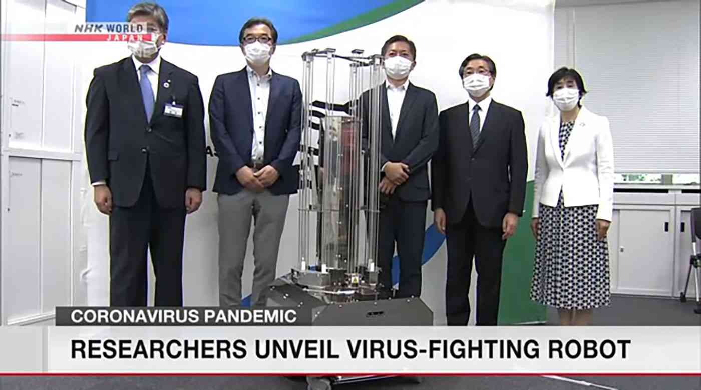 روبوت ياباني يثبت نجاعته في قتل فيروس كورونا