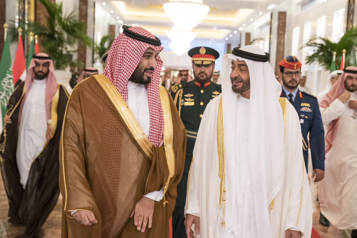 محمد بن زايد يصل إلى السعودية في زيارة رسمية
