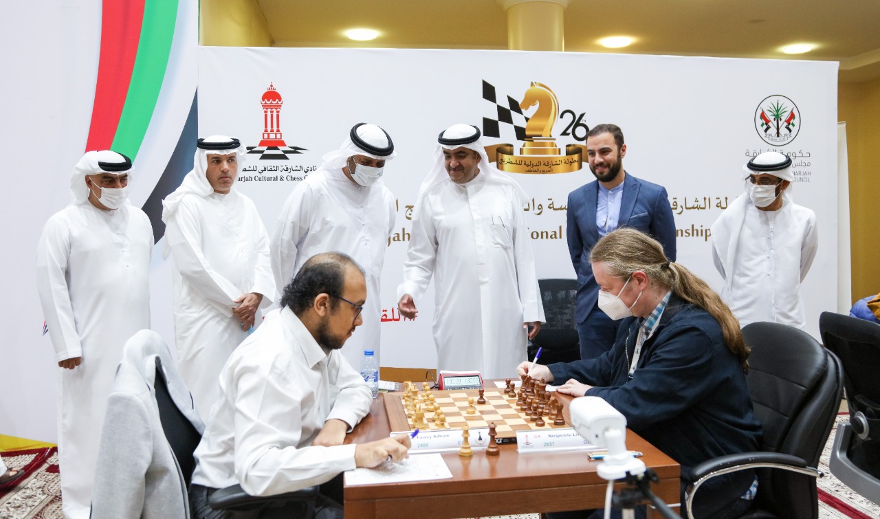 80 لاعباً من48 دولة يتنافسون في بطولة "ماسترز الشارقة" الدولية للشطرنج 
