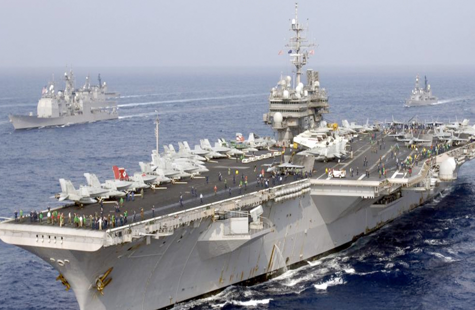 دخول حاملة طائرات أمريكية بحر الصين الجنوبي وسط توترات مع الصين