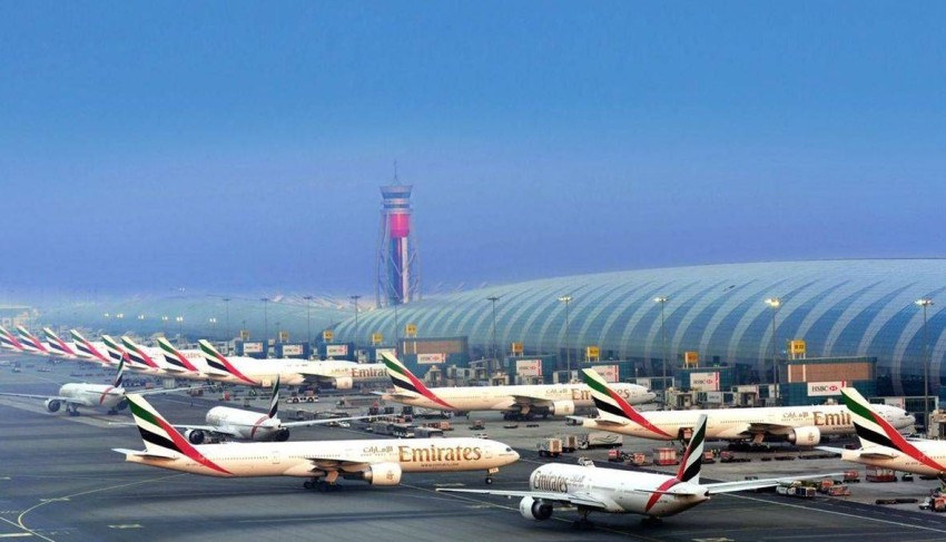 3.71 مليون مسافر عبر مطار دبي في شهرين
