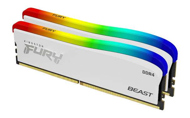 كينغستون فيوري تطلق إصدار جديد خاص من ذاكرة الوصول العشوائي الملونة RGB DDR4